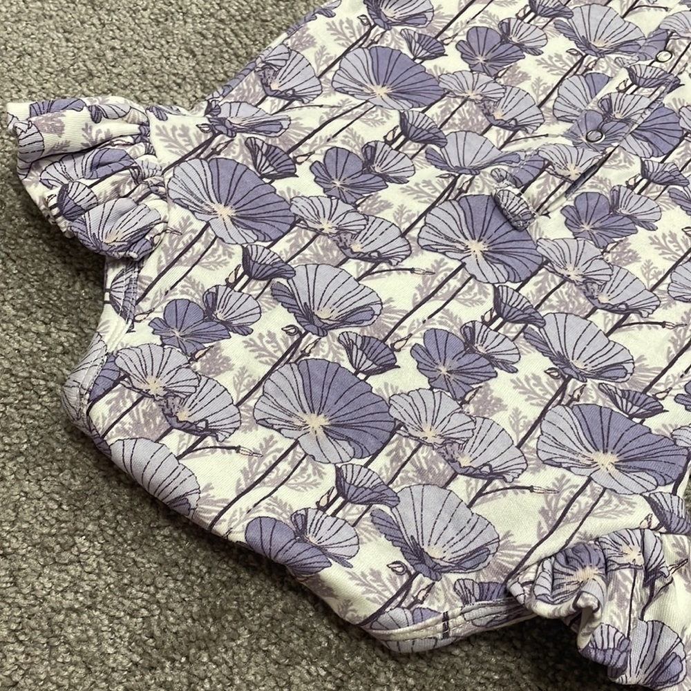 Kate Quinn Small Purple Poppy Ruffle Leg - Picture 6 of 7